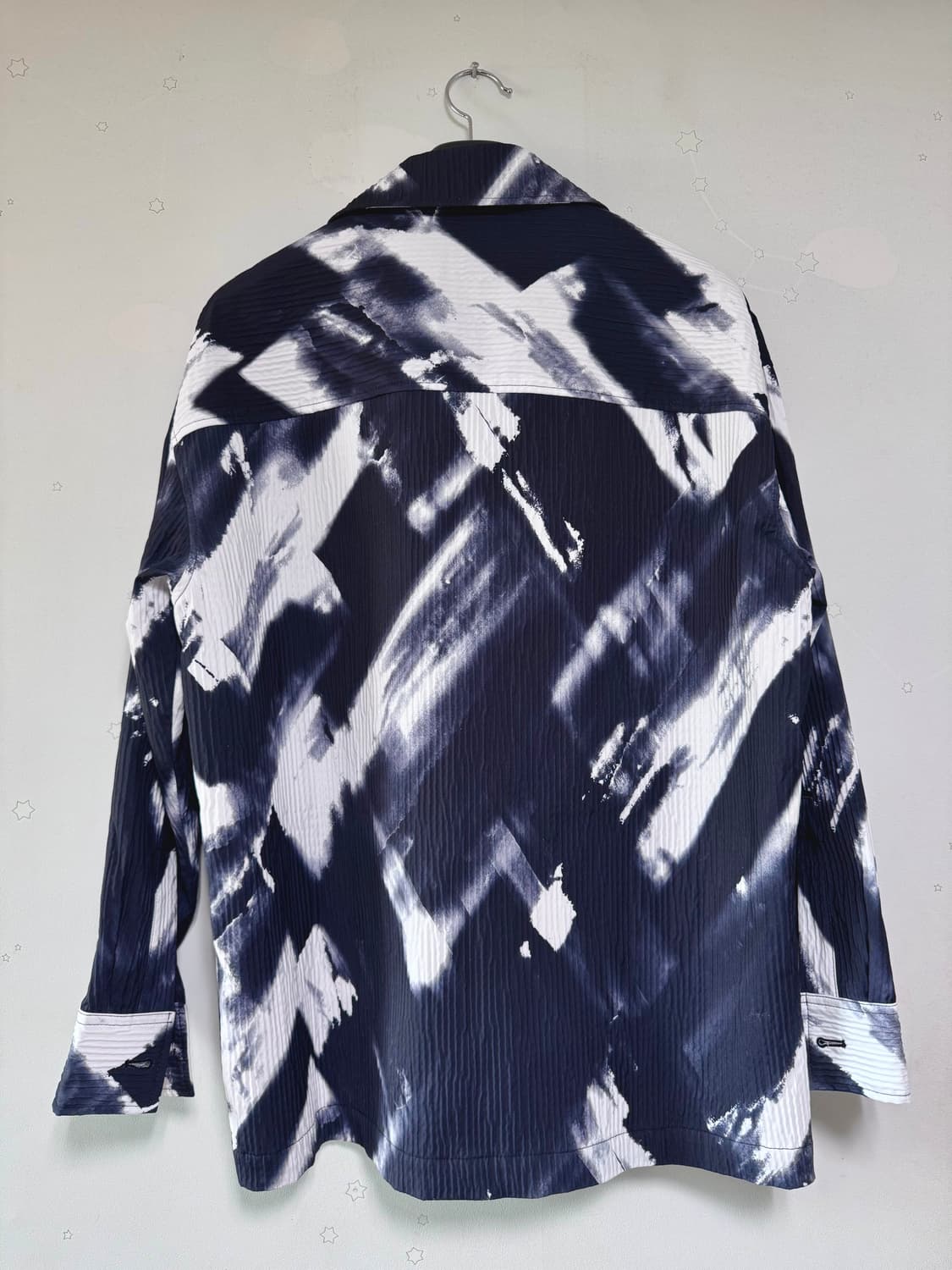 [ZARA] 자라 플리티드 이펙트 프린트 오버셔츠 상품이미지2