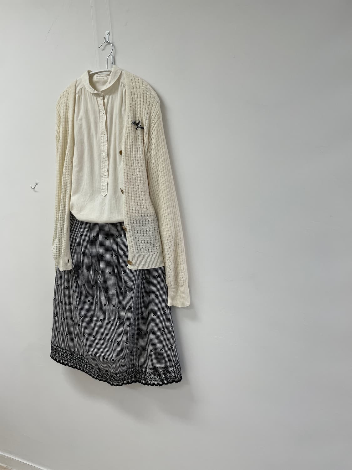 Ricca ricca  연베이지 가디건 상품이미지1