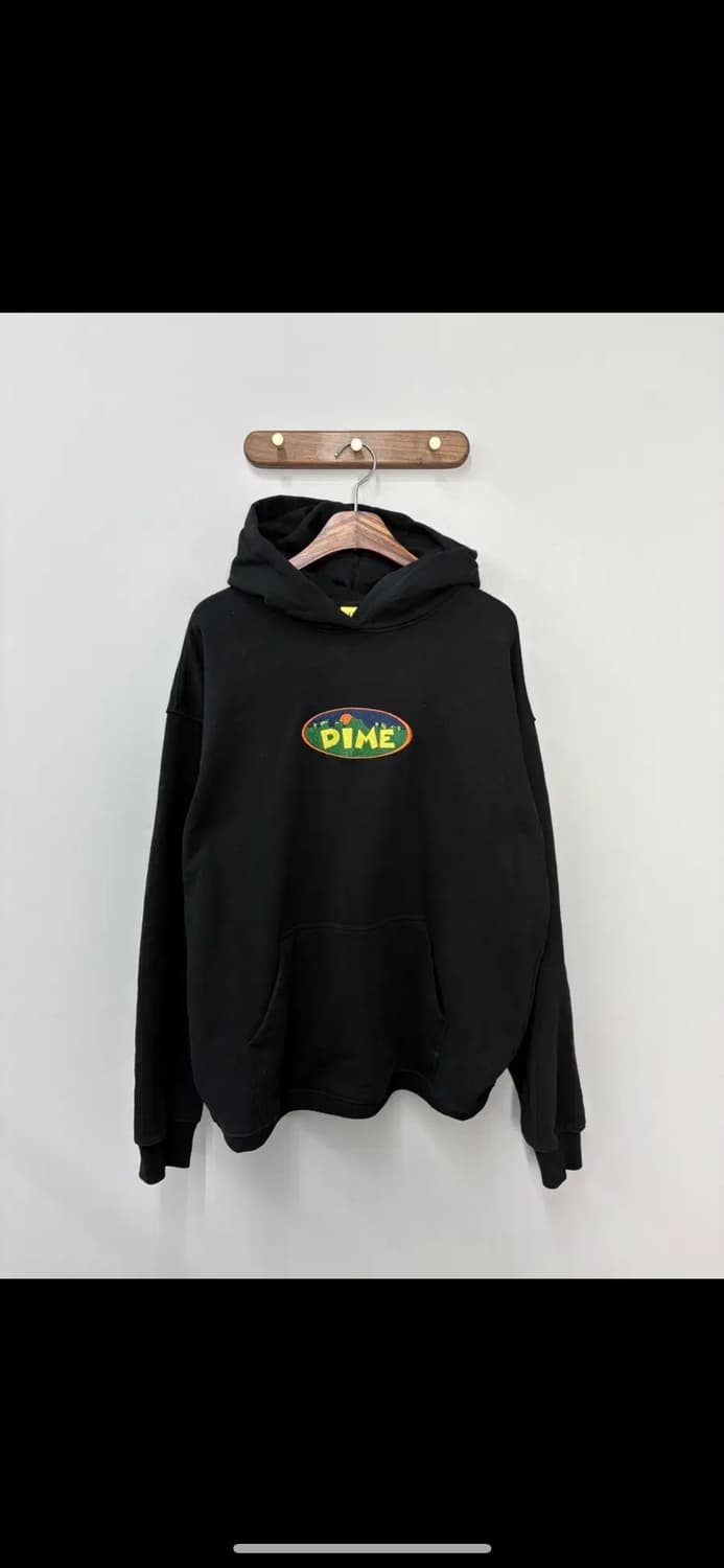 다임 빌르 후디 블랙 H2418 상품이미지2