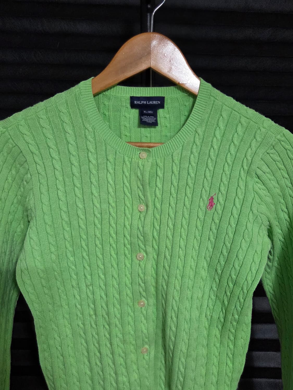 [폴로 랄프로렌] 코튼 케이블 니트 가디건 | 00198 상품이미지2