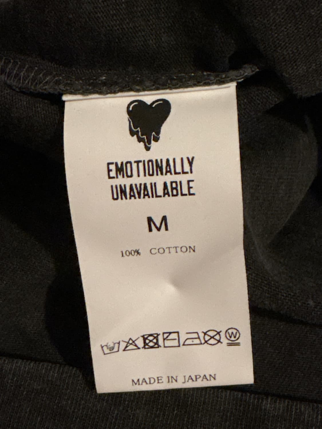 베이프 EMOTIONALLY UNAVAILABLE 베이비마일로 티 블랙M 상품이미지8