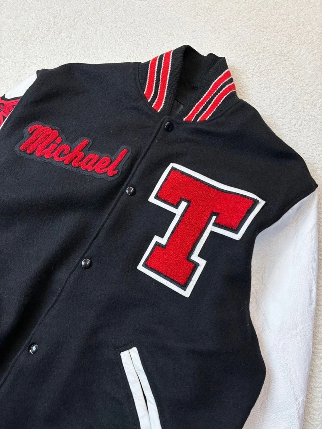 SALEM 00's USA 소가죽 바시티 자켓 PN6137    상품이미지2