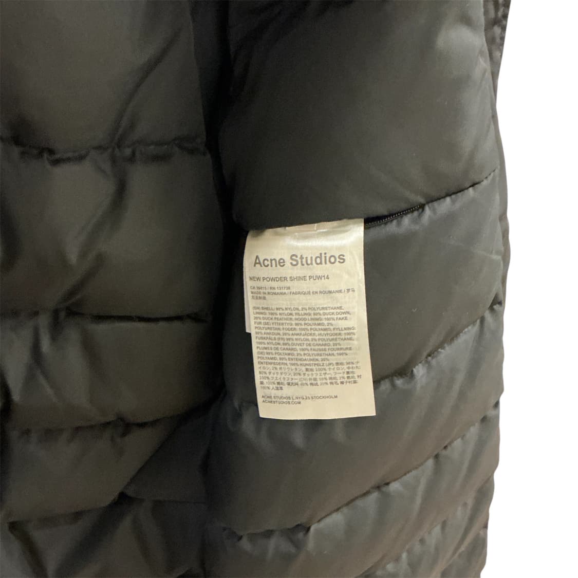 아크네 스튜디오 뉴 파우더 샤인 파카 상품이미지2