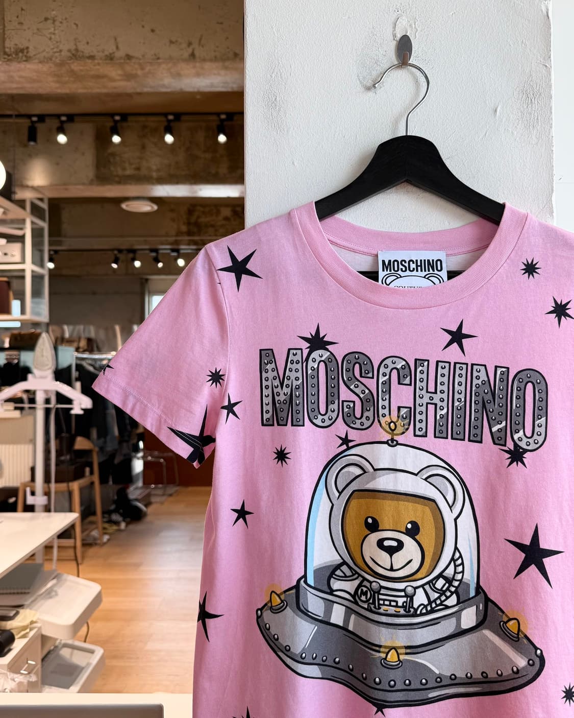 모스키노 핑크 스페이스 베어 하프티 상품이미지3
