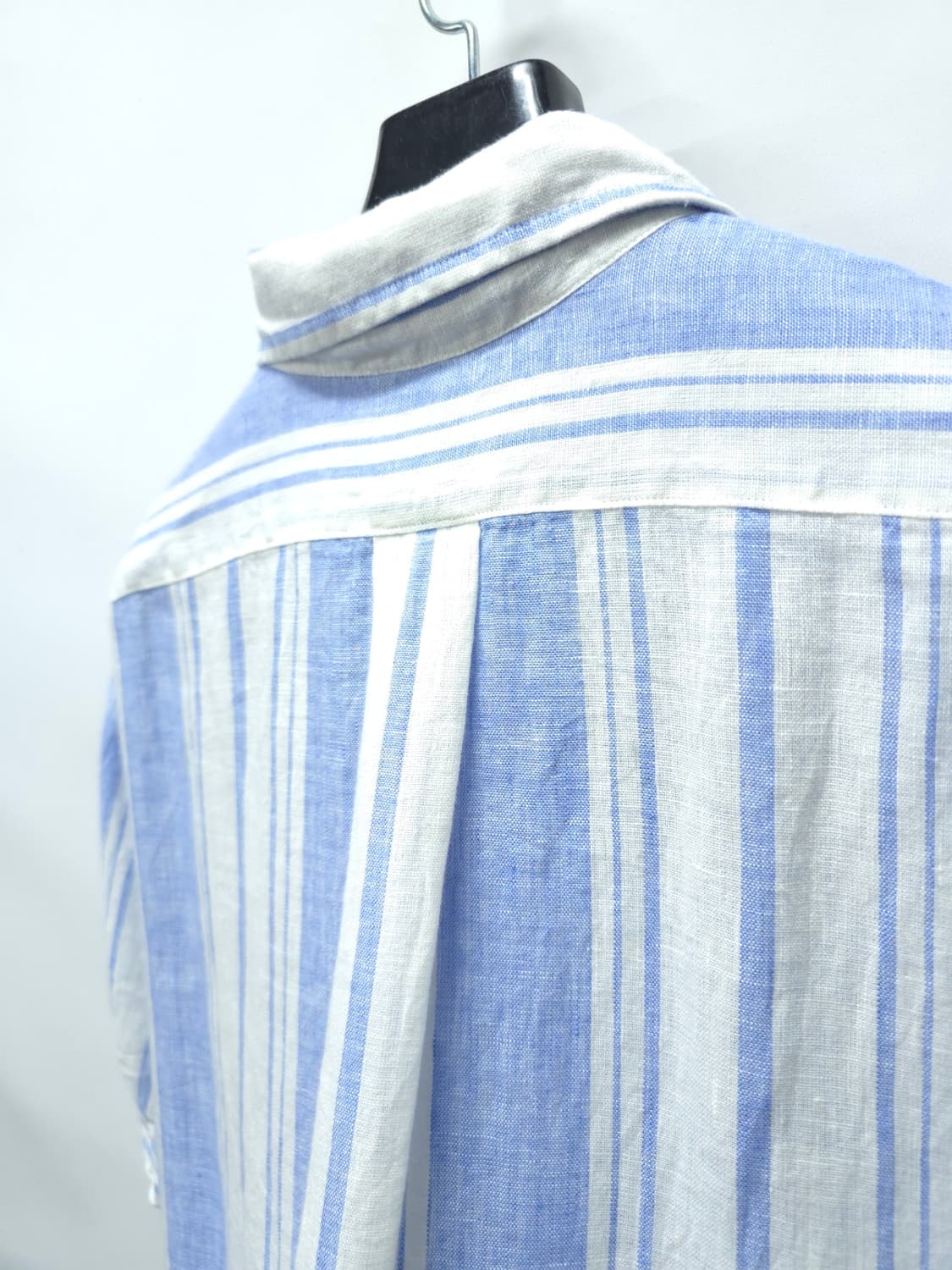 ​브룩스브라더스 100% 린넨 스트라이프 반팔 셔츠 (~105) 상품이미지10