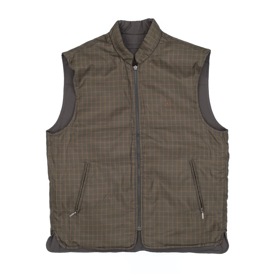 [100] 입생로랑 빈티지 양면 경량 덕다운 패딩 조끼 베스트 3820 상품이미지3