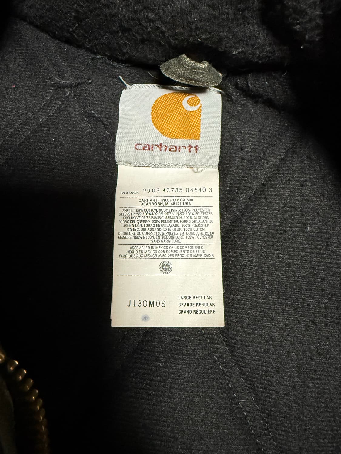 (L)칼하트 액티브 자켓 j130 mos 상품이미지3