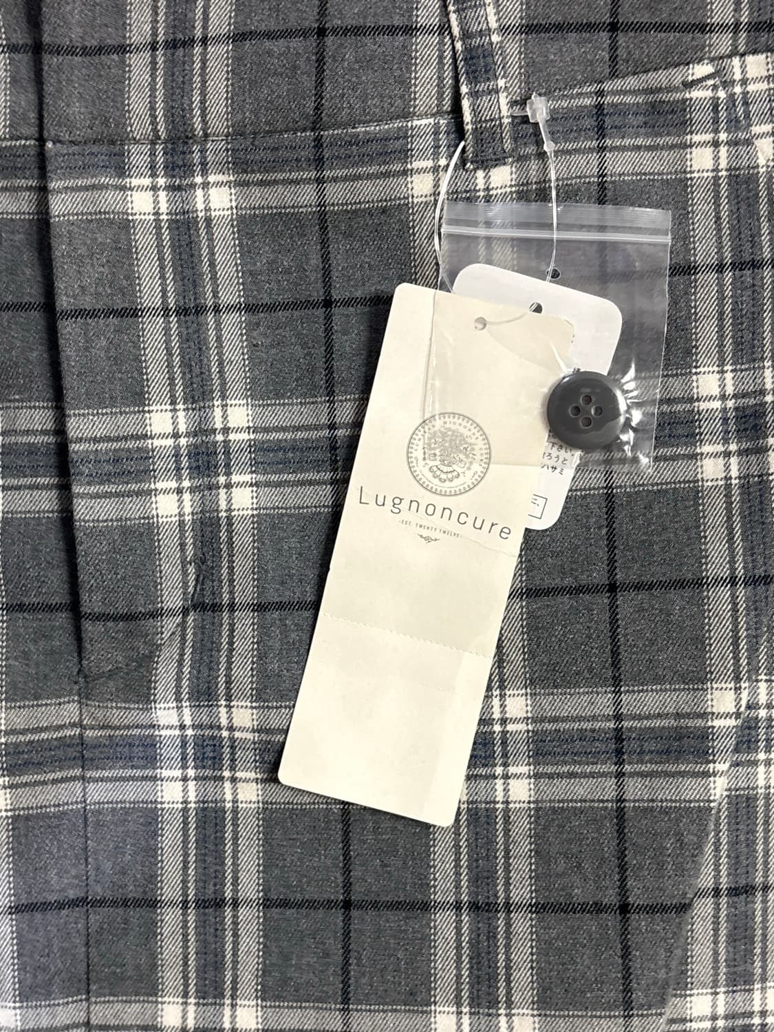 Japan Vintage 체크 미디 스커트 상품이미지2