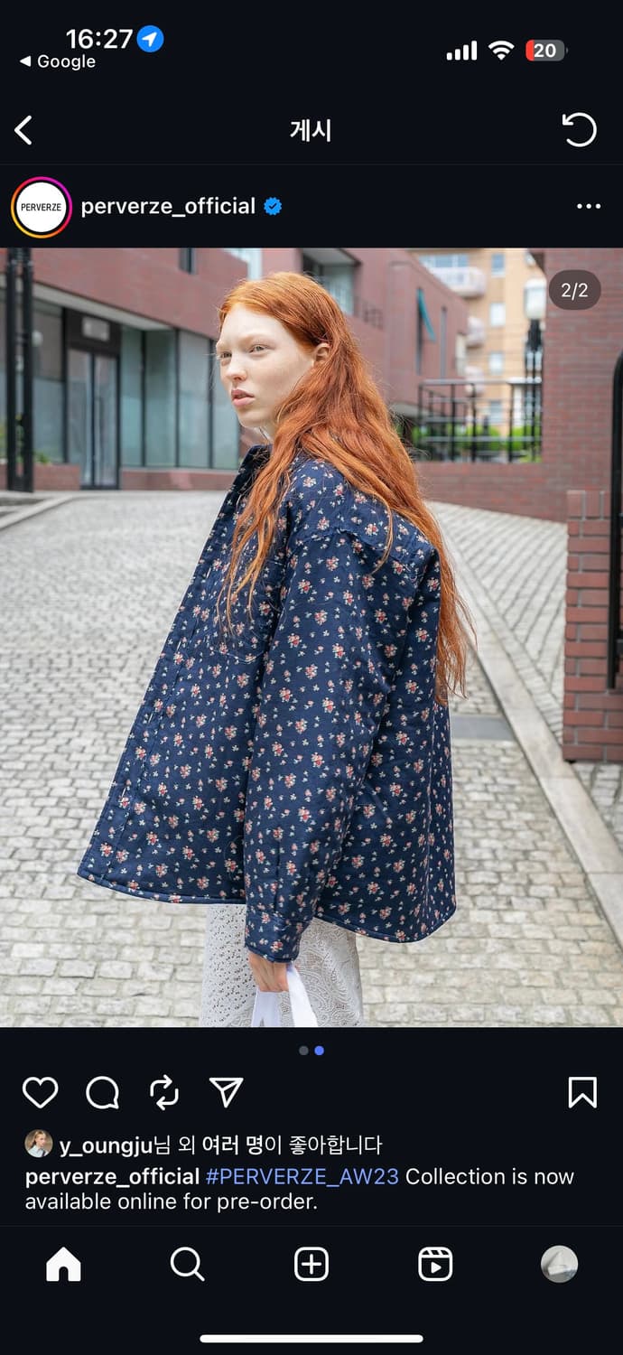 Perverze flower jacket 상품이미지1