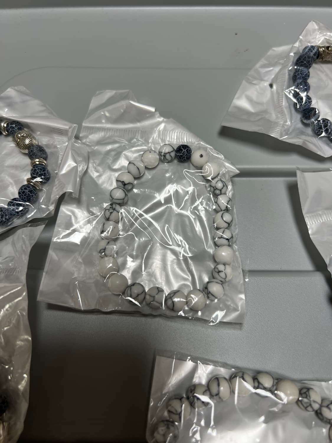 비휴팔찌 호안석 남자 커플아이템 파워스톤 염주 오행 팔찌 상품이미지6