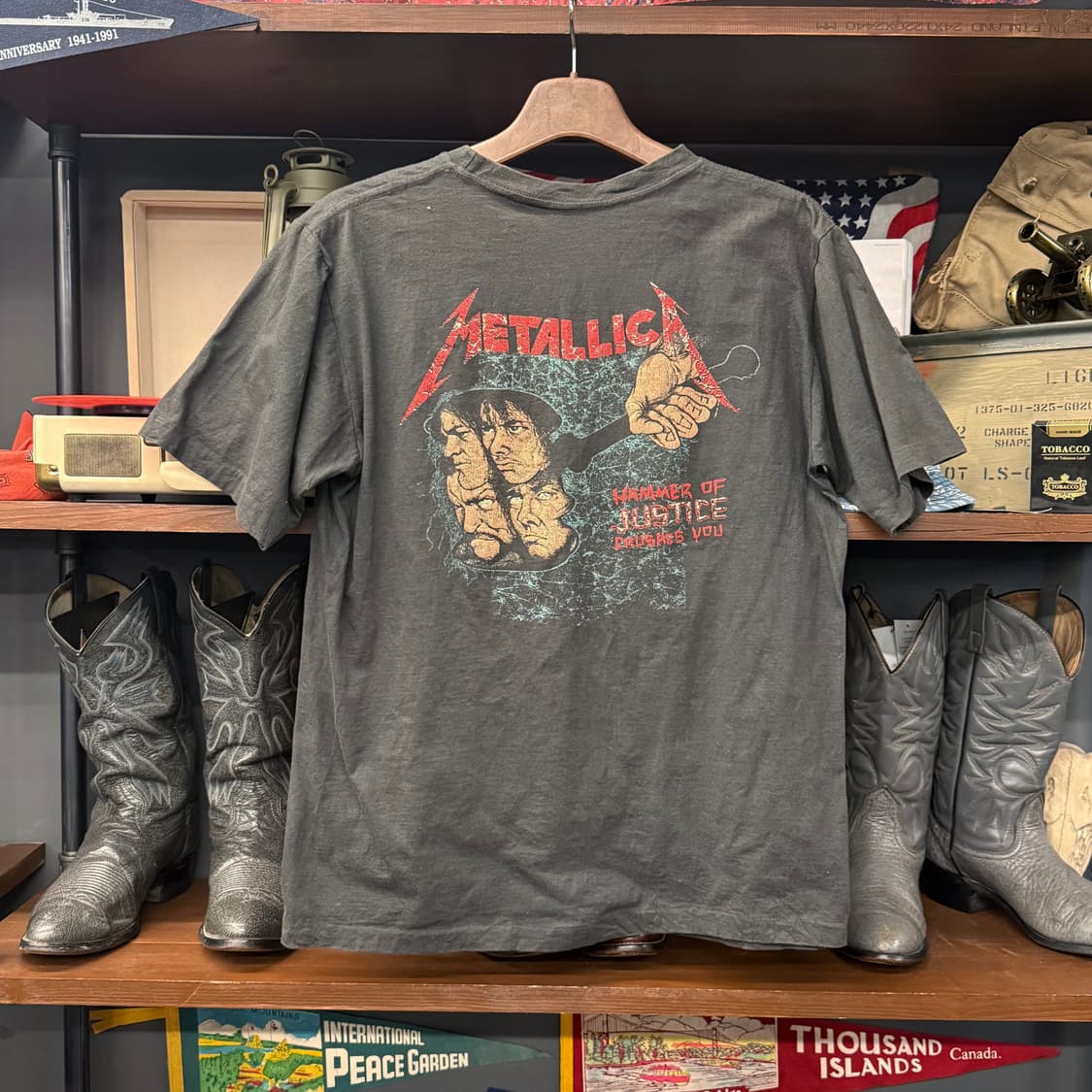 메탈리카 88' 월드투어 데미지 저스티스 그래픽티 레플리카 N845    상품이미지2