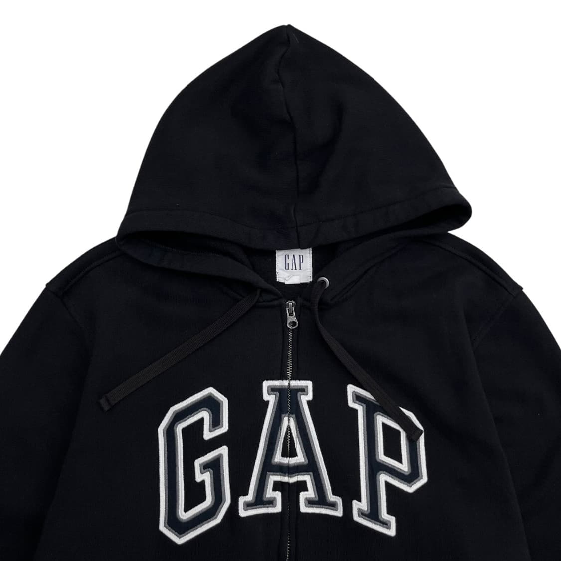  갭 블랙 후드 집업 XL 상품이미지4