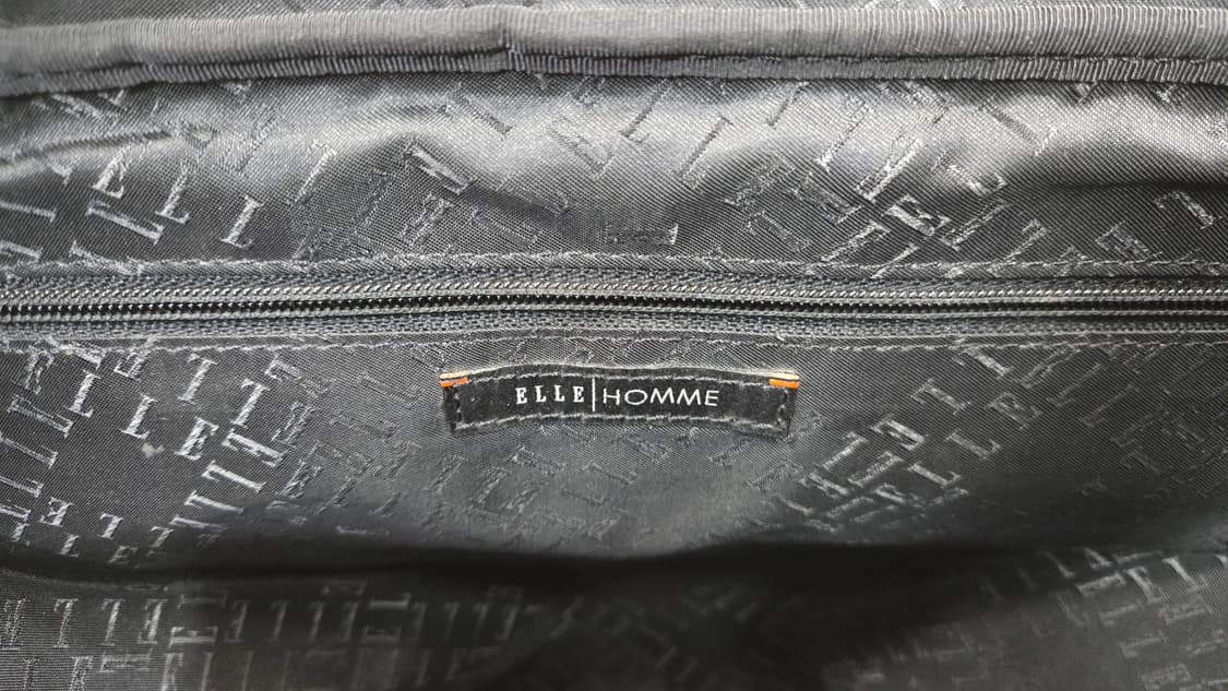 엘르옴므 블랙 가죽 서류 가방 상품이미지8