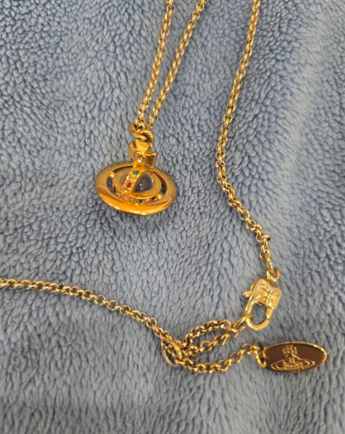 비비안웨스트우드 orb 목걸이 골드 상품이미지2