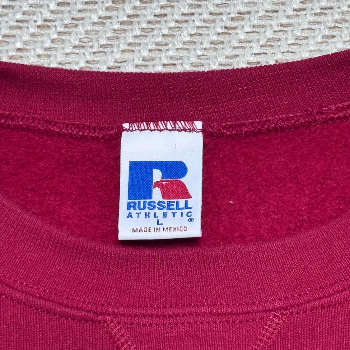 (XL) 00s 빈티지 러셀 애슬레틱 레드 맨투맨 상품이미지2