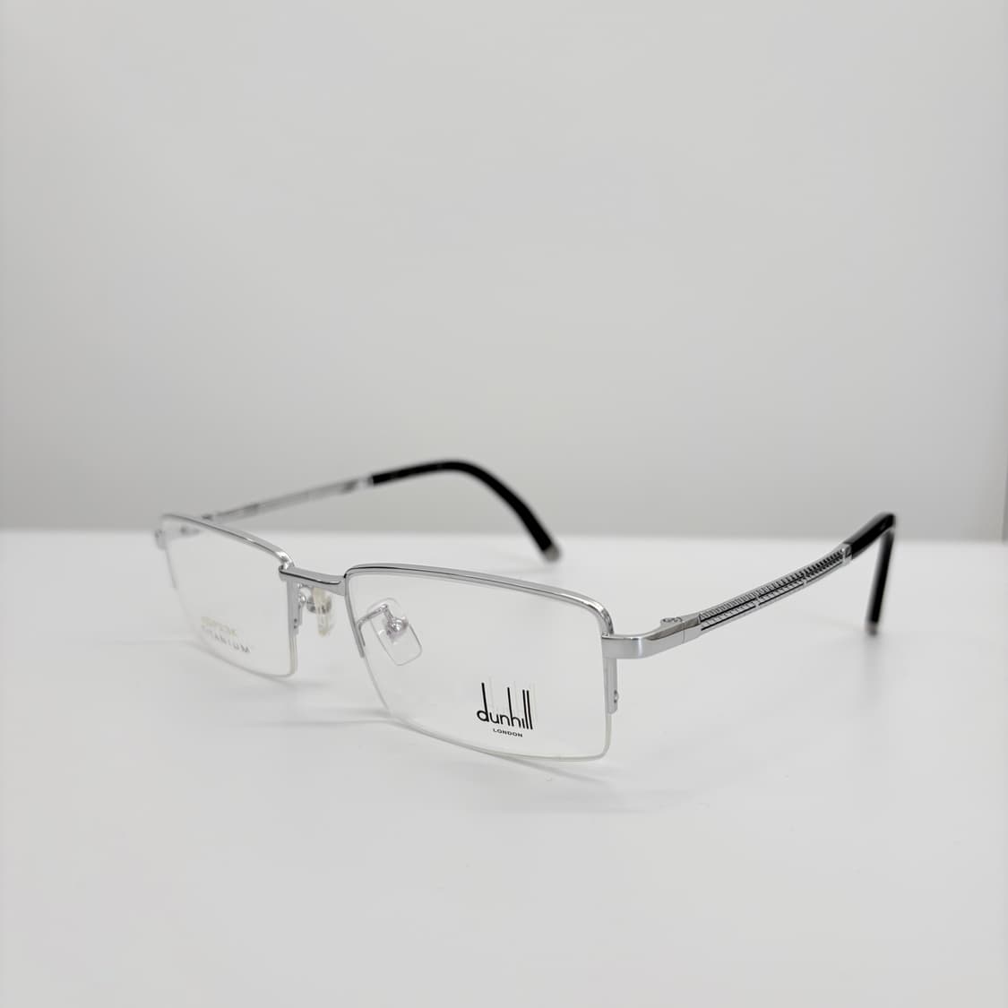 DUNHILL 던힐 실버 사각 반무테 상품이미지2