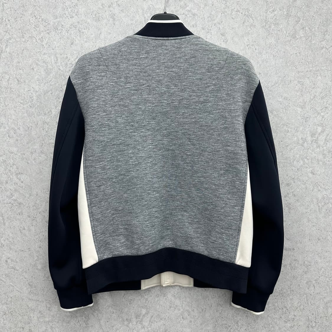 105 솔리드옴므 남자 네오프렌 블루종 자켓 상품이미지3