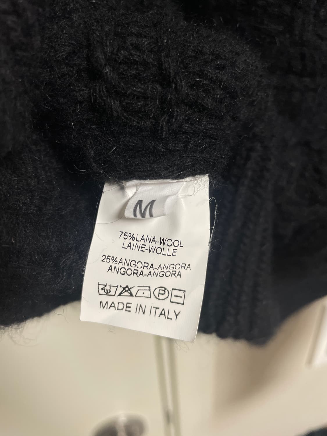 [M] 라프시몬스 12FW 청키 앙고라 스웨터 상품이미지6