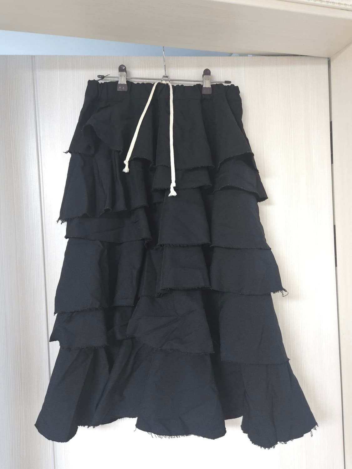 블랙 꼼데가르송 2024ss 티아드 레이어드 스커트 스몰 상품이미지2