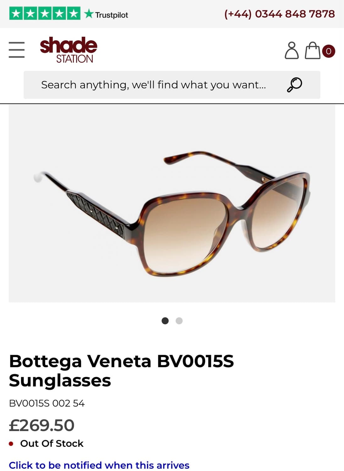 보테가 베네타(Bottega Veneta) 선글라스 상품이미지2