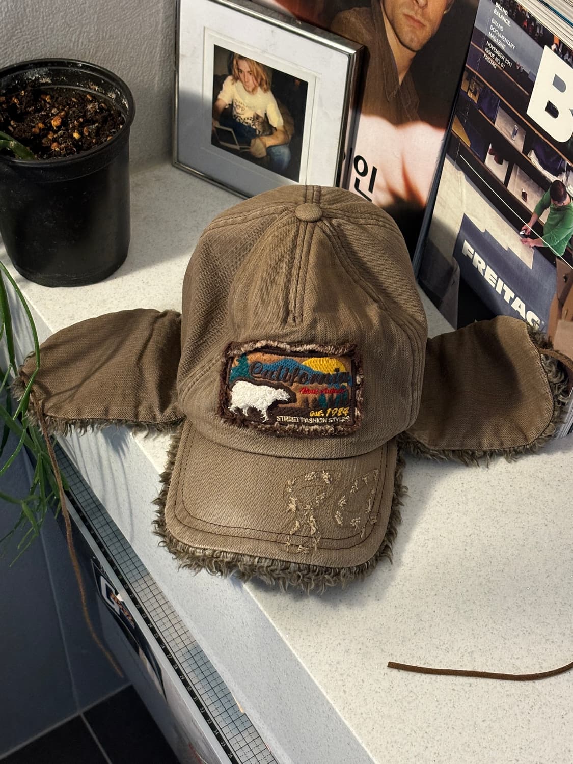 빈티지 트루퍼 캡 상품이미지1