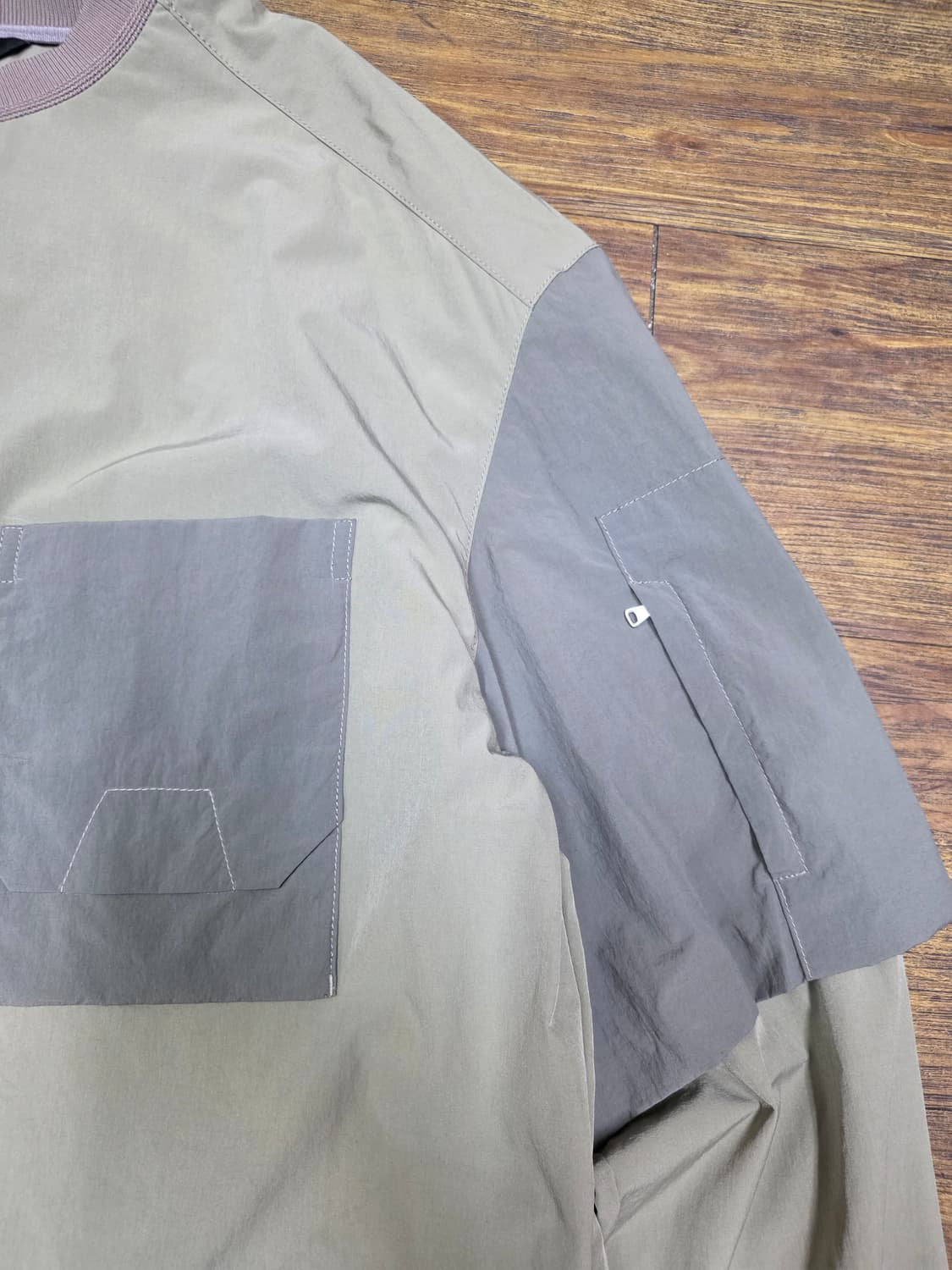 시스템옴므 우븐맨투맨 상품이미지4