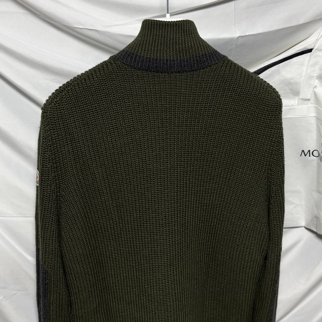 [S+급/XL] 몽클레어 니트패딩 트리콧 포레스트 그린 상품이미지6