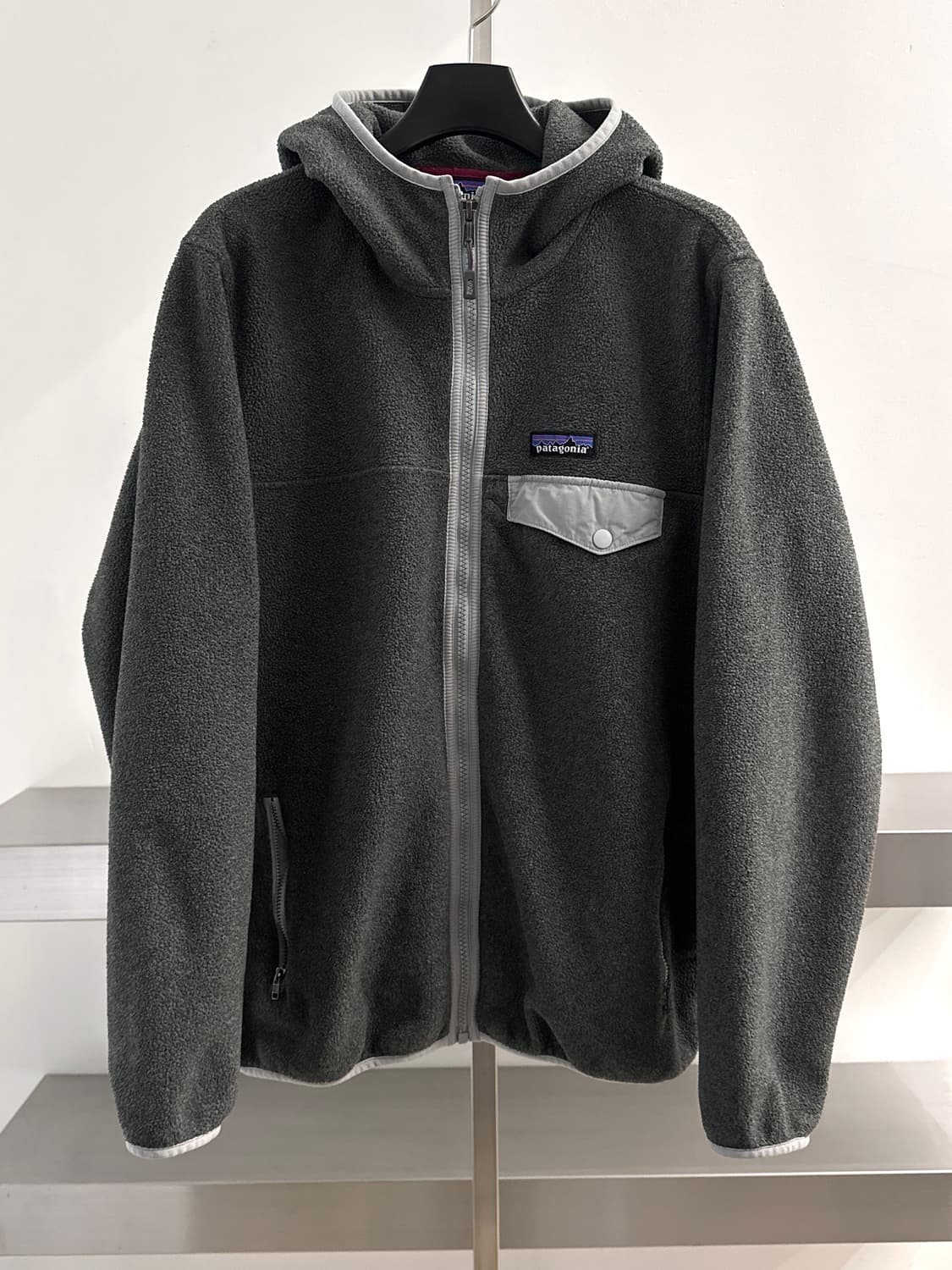 파타고니아 신칠라 그레이 플리스 후드집업  상품이미지5
