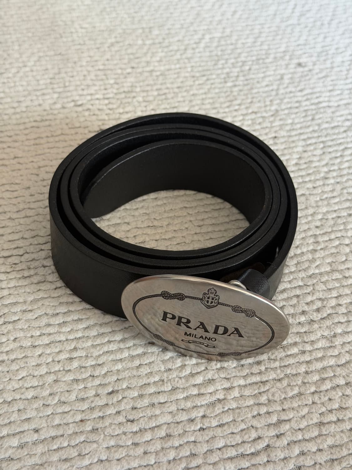 프라다 레더 벨트 상품이미지1