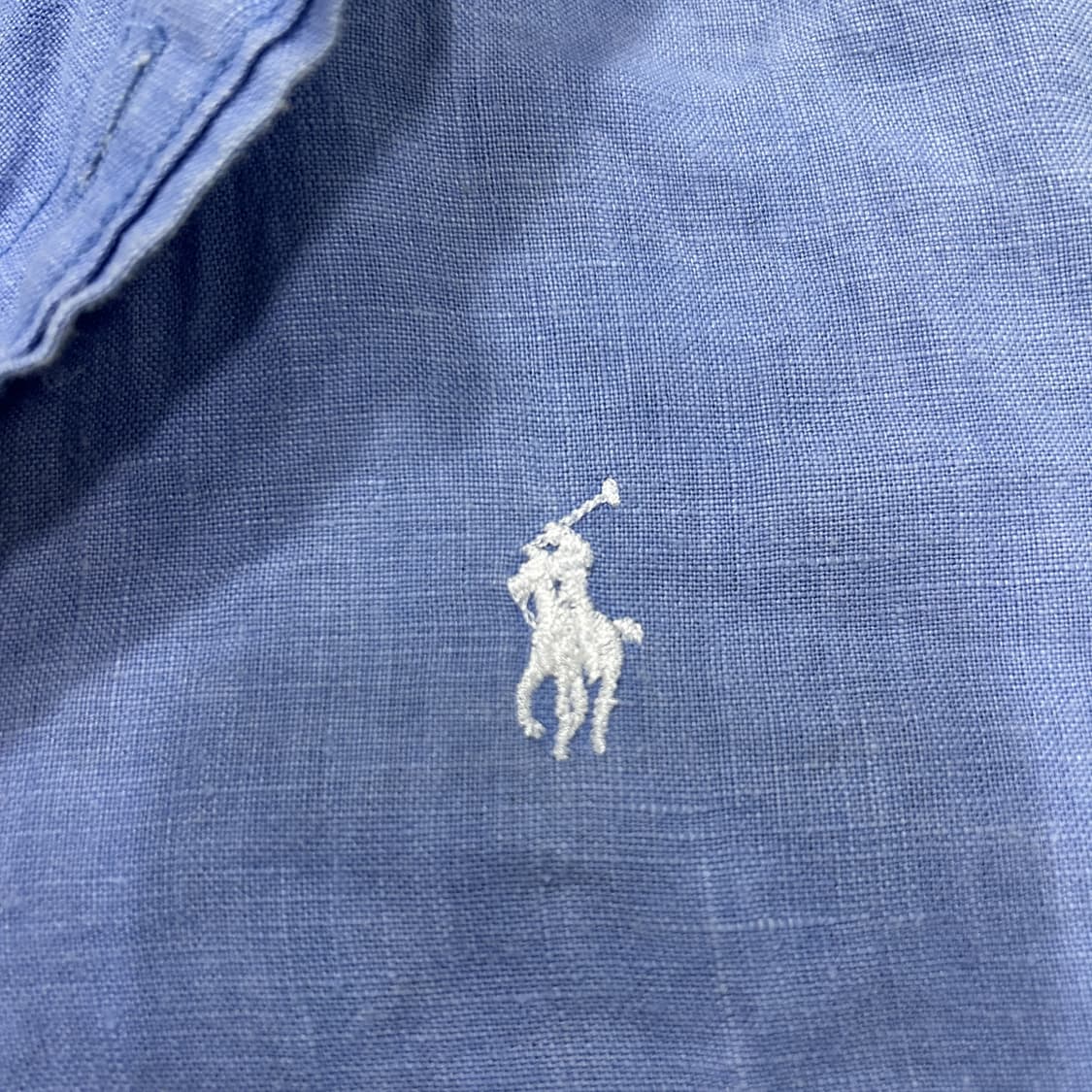 폴로 랄프로렌 린넨 셔츠 하늘색 s 상품이미지3