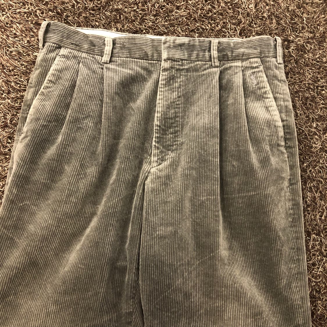 입생로랑 아카이브 그레이 코듀로이 팬츠 상품이미지3