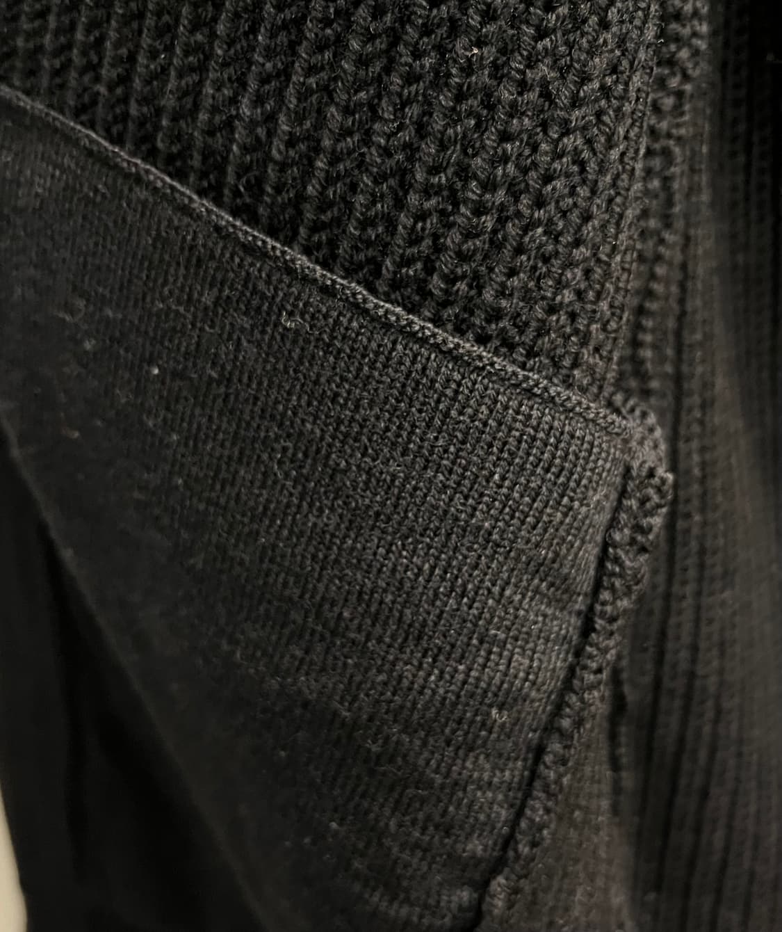 띠어리 남성 니트 집업 가디건 블랙 L 상품이미지3