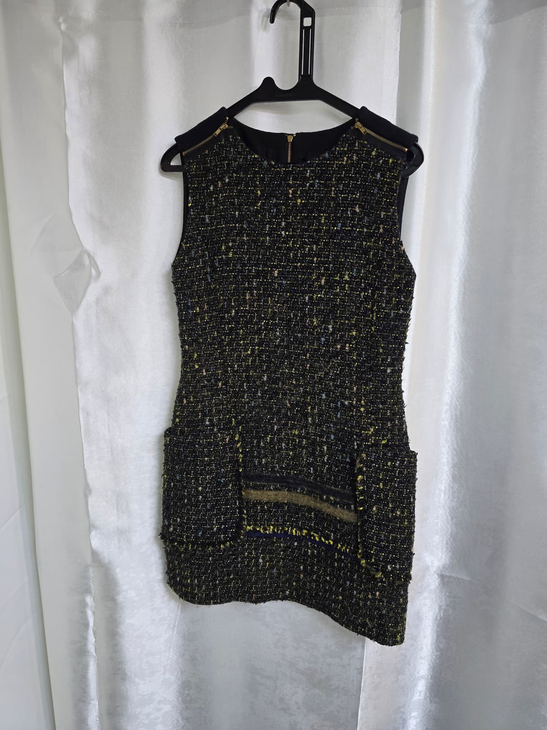 듀엘 블랙 트위드 미니 원피스 (1809) 상품이미지1