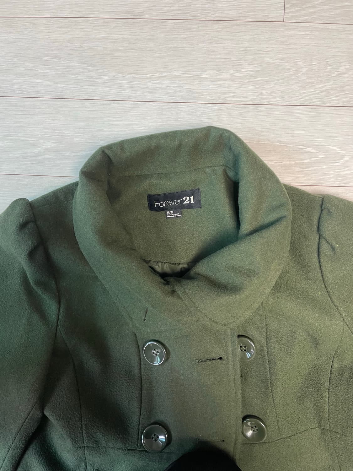 포에버21 스탠드 카라 피코트 상품이미지2