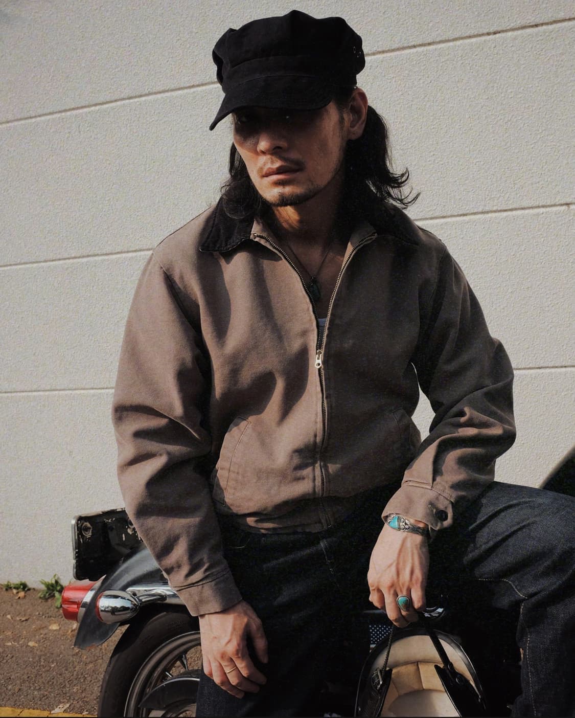 버드노트 헤비 덕 자켓 그레이 상품이미지2