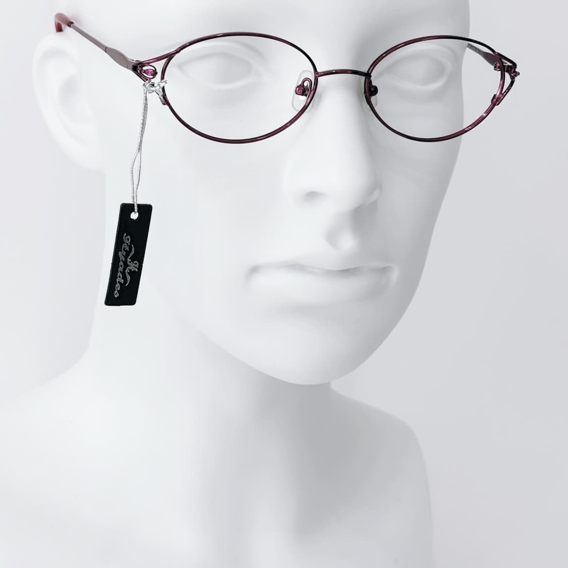 HYADES 버건디 큐빅 메탈 데드스탁 빈티지안경 상품이미지5