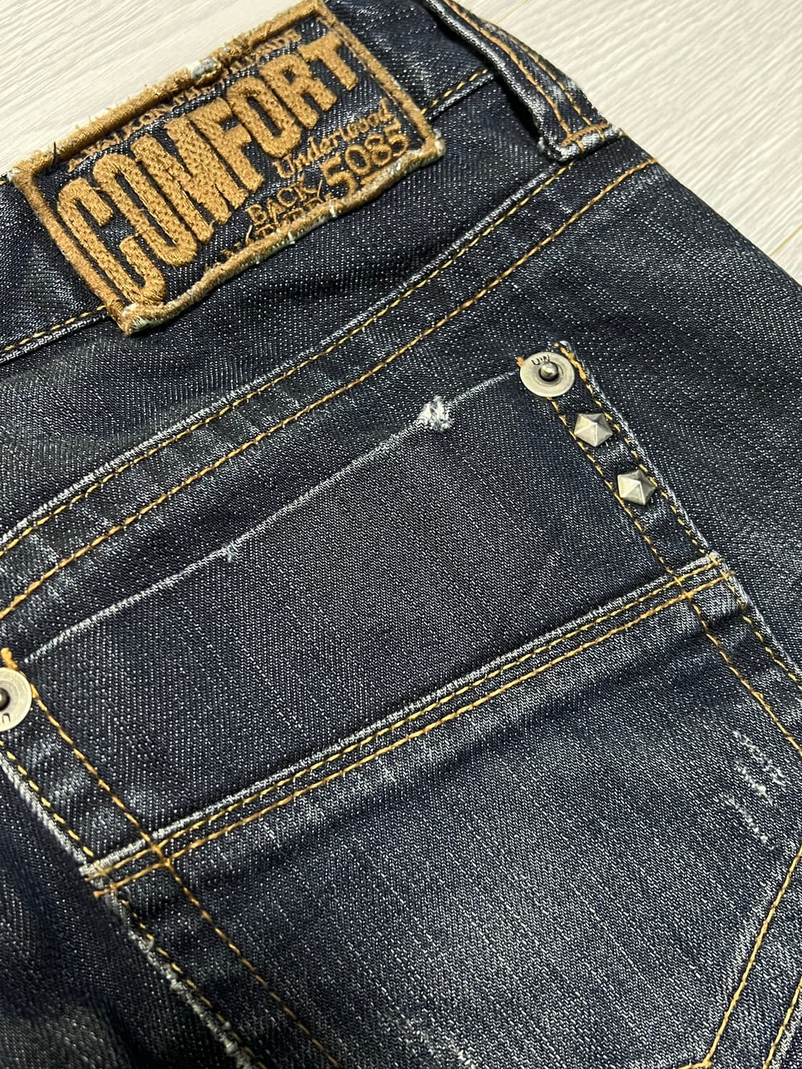 로우 데님 팬츠 상품이미지3