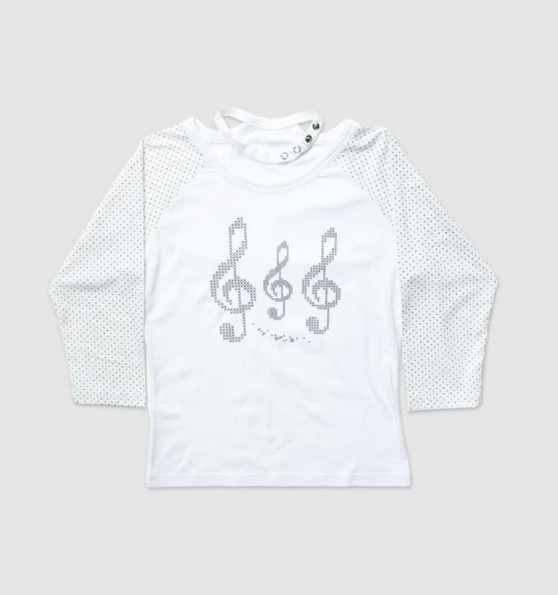 인앤양인하모니 멜로디 티셔츠 화이트 상품이미지2