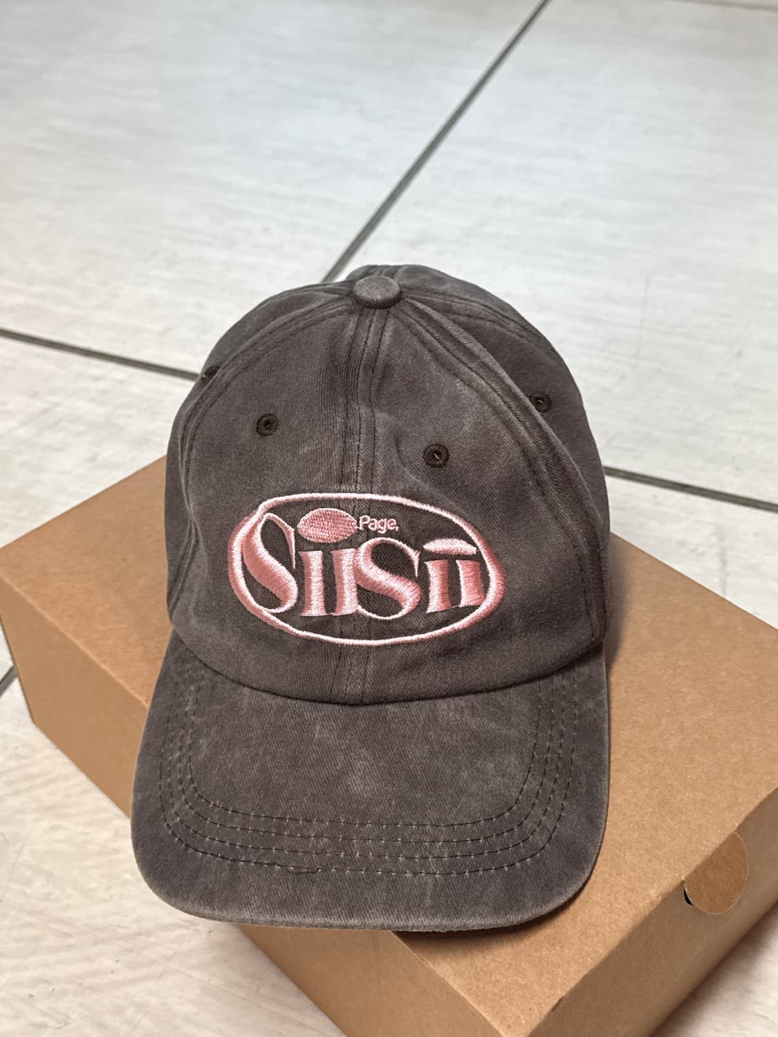 페이지시시 볼캡 브라운 상품이미지2