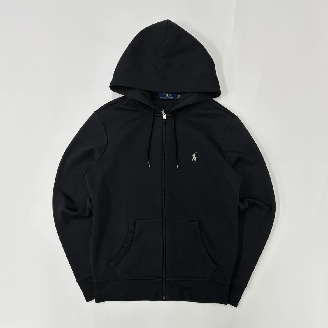 폴로 랄프로렌 신형 블랙 스웨트셔츠 후드집업(S) 상품이미지2