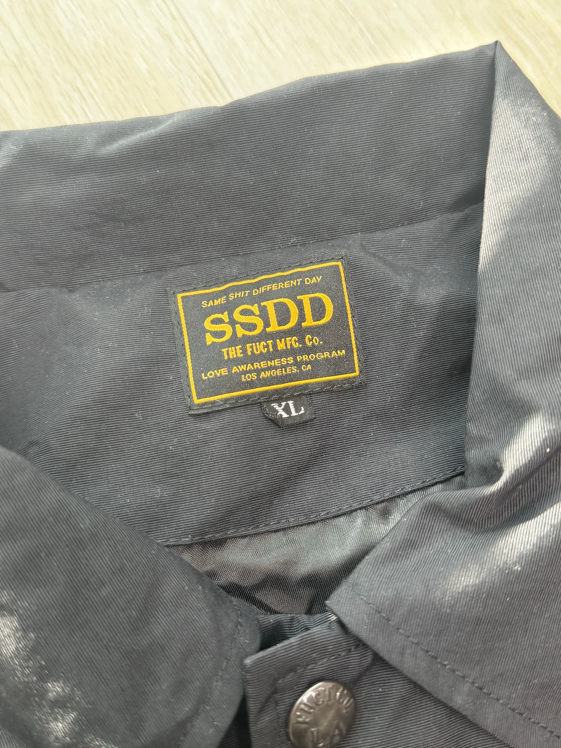 퍽트 FUCT SSDD 투웨이 올블랙 자켓 XL 상품이미지5