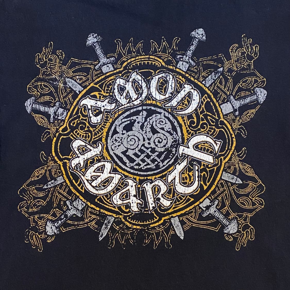 미국 빈티지 AMONAMARTH 로고 락티셔츠 반팔티 상품이미지9