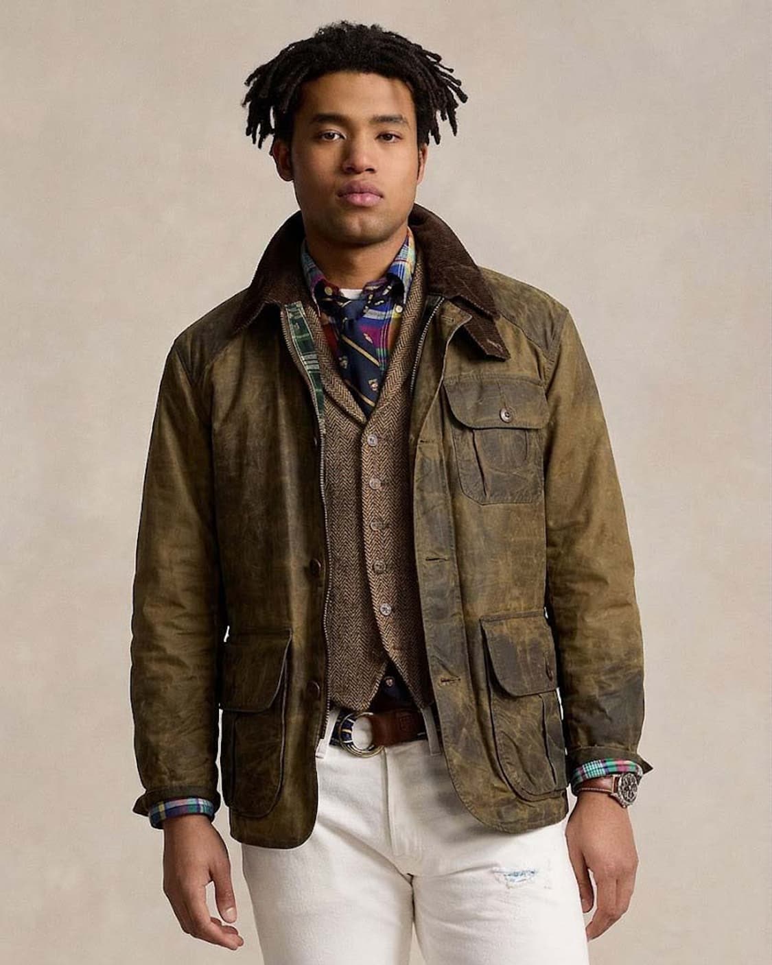 폴로 랄프로렌 인디언헤드 왁스드 코듀로이 모호크 헌팅 필드자켓 상품이미지4