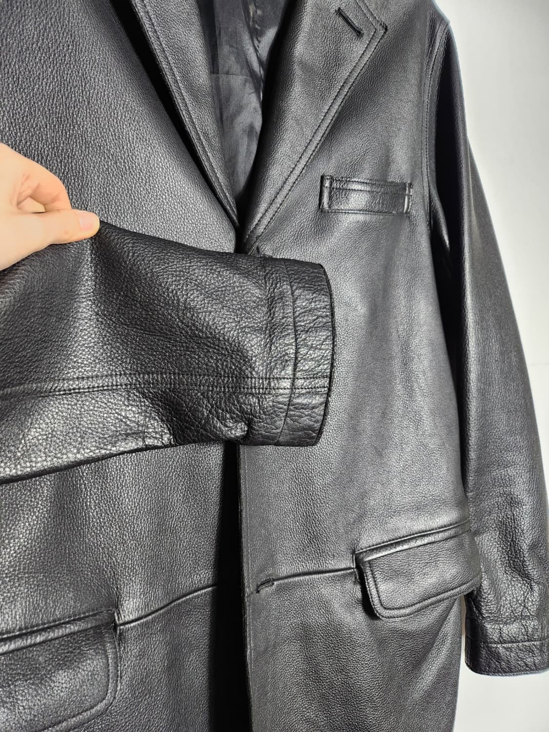 DKNY 레더 블레이저 상품이미지4