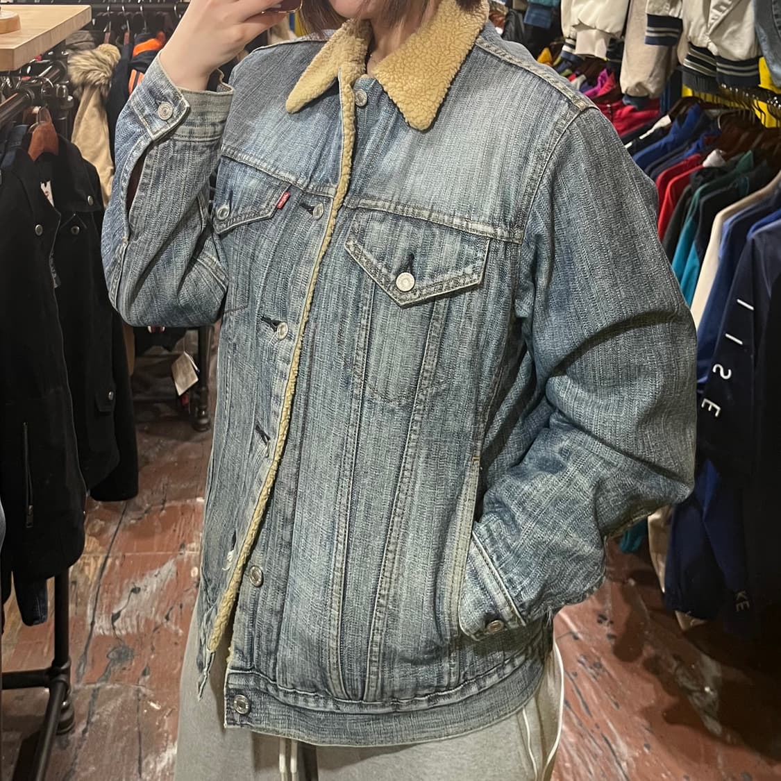 [HI] 리바이스 양털 데님 상품이미지4