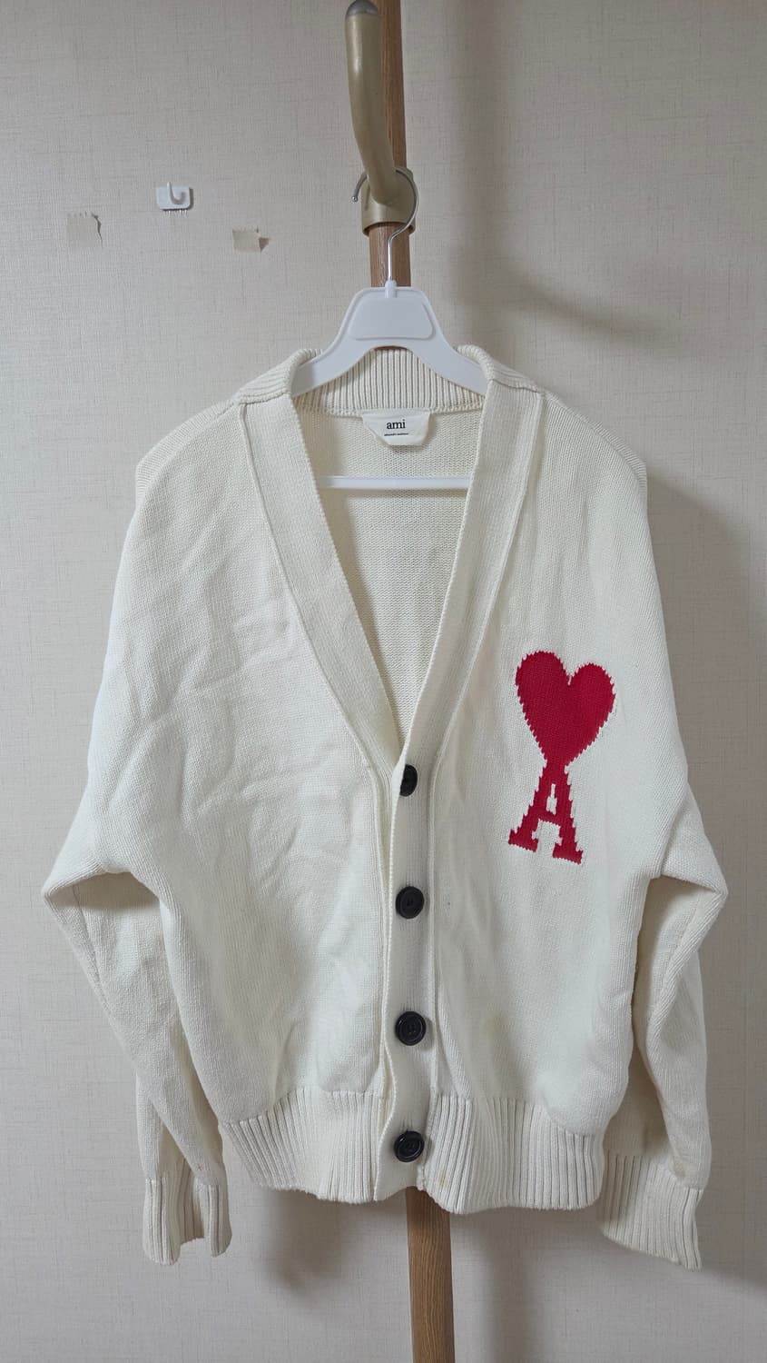 아미 빅하트 로고 가디건  상품이미지1