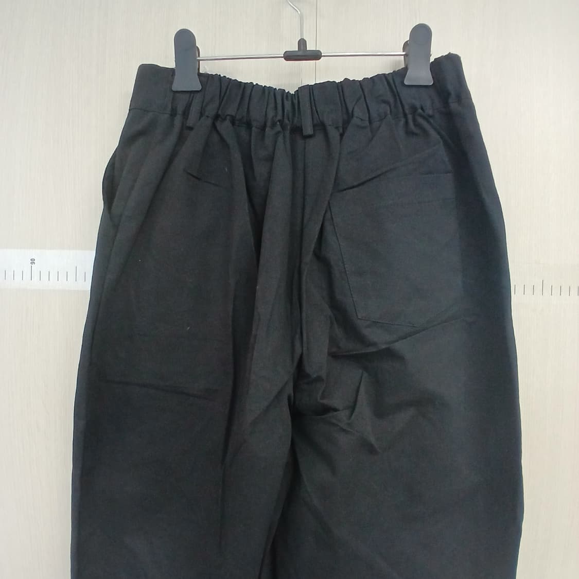 블랙 와이드 카고 팬츠 상품이미지5