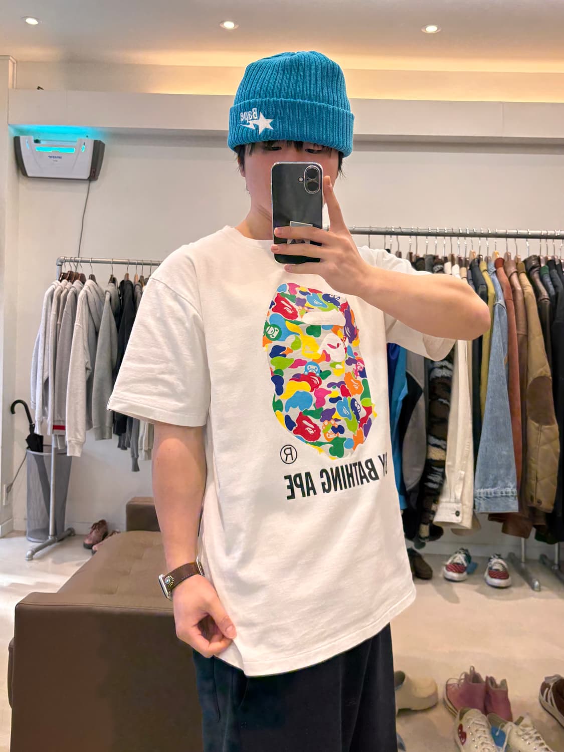 베이프 밀로 ABC 멀티 바이 베이싱 티셔츠 상품이미지9