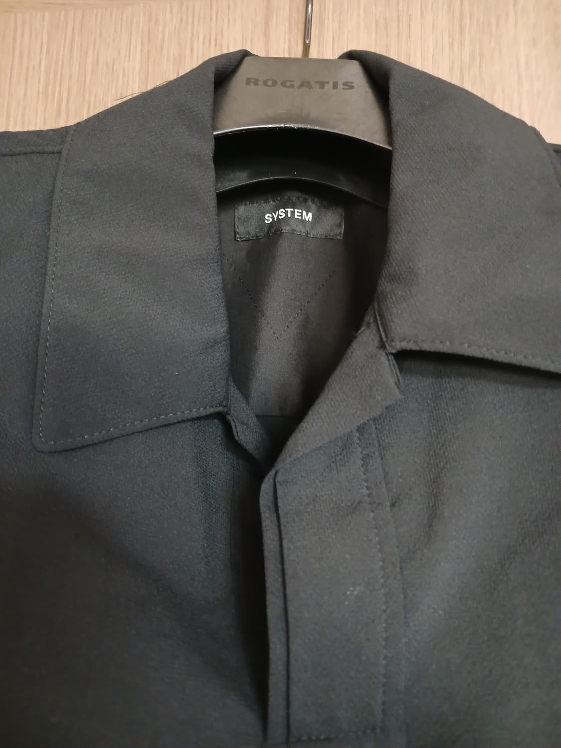 시스템옴므 2024 다크네이비 풀오버 카라 티셔츠 105 상품이미지5