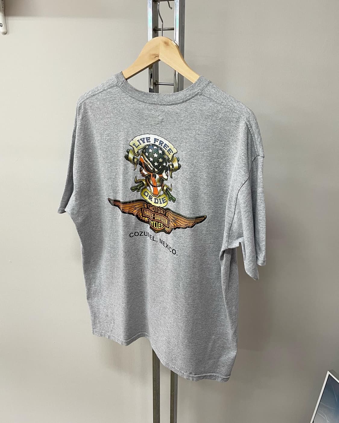 할리 데이비슨 빈티지 반팔 티셔츠 (105) 상품이미지4